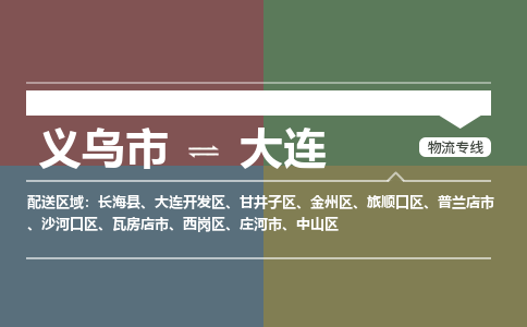 义乌市到大连物流专线,义乌市到大连物流公司,义乌市到大连货运公司