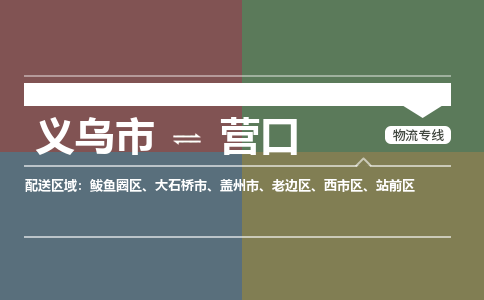 义乌市到营口物流专线,义乌市到营口物流公司,义乌市到营口货运公司