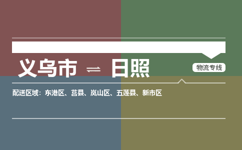 义乌市直达日照物流公司-义乌市直达日照货运专线-义乌市发日照物流