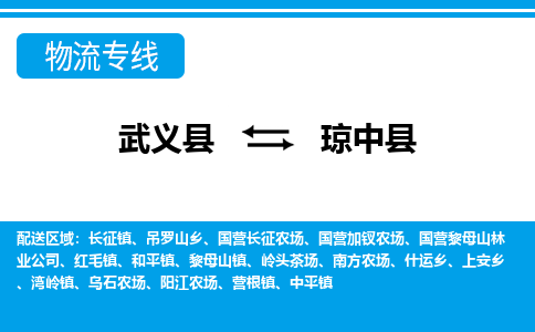 武义到琼中县物流公司-专业承揽武义县至琼中县货运专线