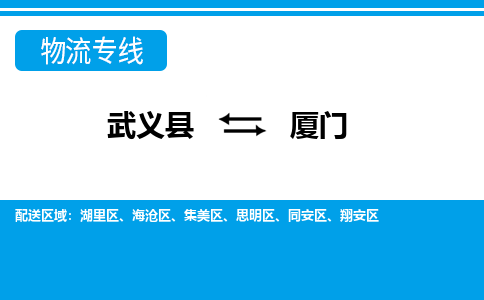 武义到厦门物流公司-专业承揽武义县至厦门货运专线