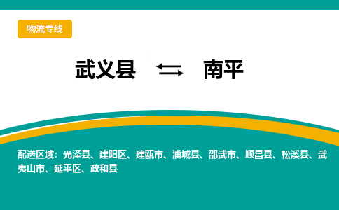 武义到南平物流公司-专业承揽武义县至南平货运专线