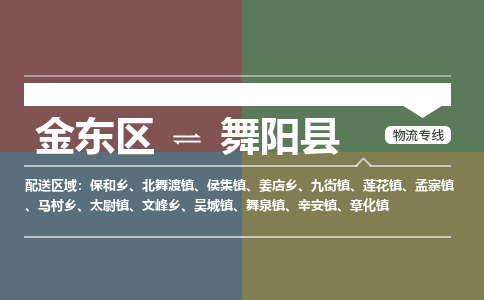 金华到舞阳县物流公司-一站式舞阳县至金东区货运专线