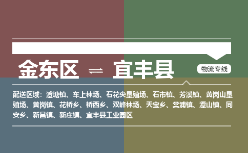 金华到宜丰县物流公司-一站式宜丰县至金东区货运专线