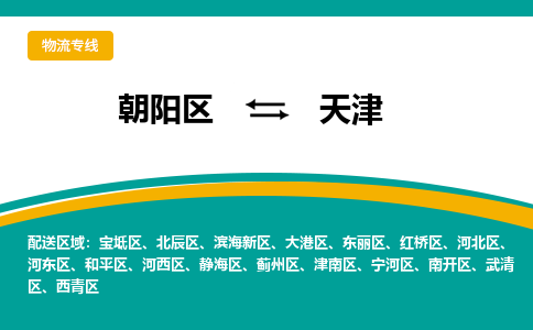 朝阳到天津物流专线-高效便捷的朝阳区至天津货运公司