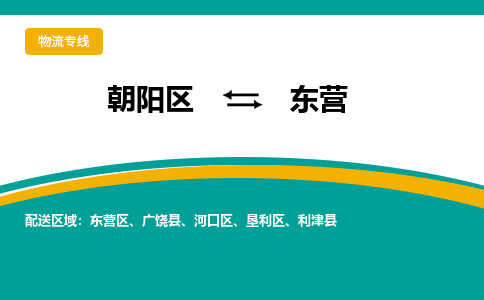 朝阳到东营物流专线-高效便捷的朝阳区至东营货运公司