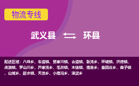 武义到环县物流专线-快速、准时、安全武义县至环县货运专线