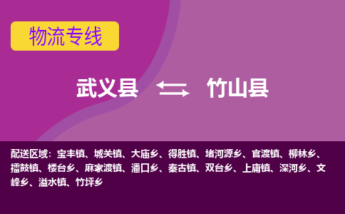 武义到竹山县物流专线-快速、准时、安全武义县至竹山县货运专线