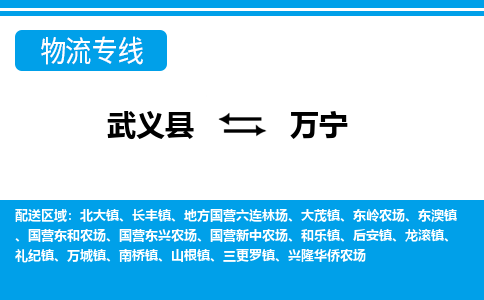 武义到万宁物流公司-专业承揽武义县至万宁货运专线