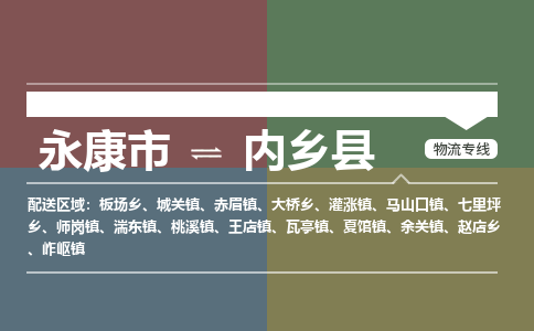 永康到内乡县物流公司|永康市到内乡县货运专线|安全性高