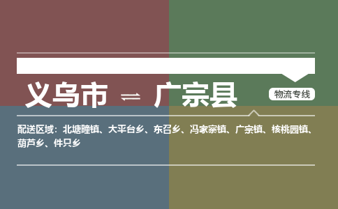 义乌到广宗县物流公司|义乌市到广宗县货运专线|安全性高