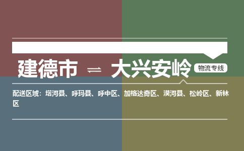 建德到大兴安岭物流公司|建德市到大兴安岭货运专线|安全性高