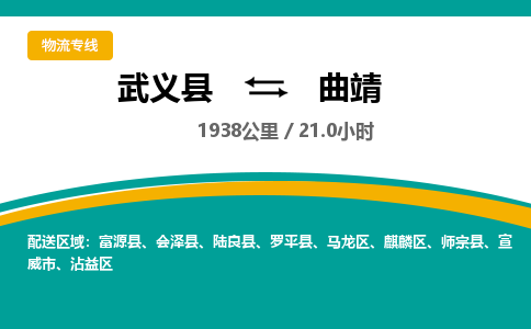 武义到曲靖物流公司-武义县到曲靖货运专线|强力推荐