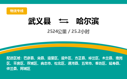 武义到哈尔滨物流公司-武义县到哈尔滨货运专线|强力推荐