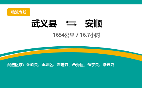 武义到安顺物流公司-武义县到安顺货运专线|强力推荐