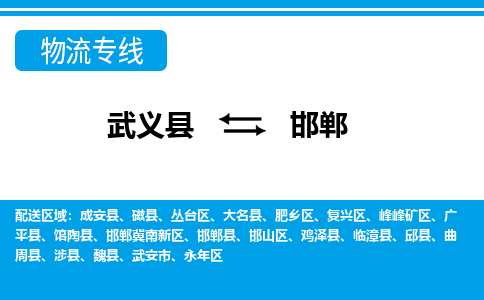 武义到邯郸物流公司-专业承揽武义县至邯郸货运专线