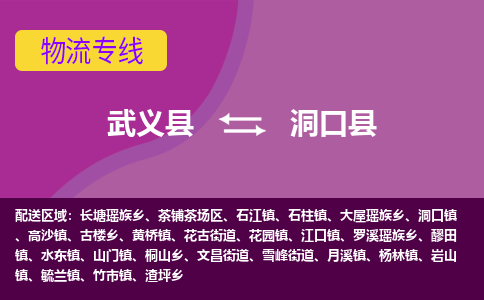 武义到洞口县物流专线-快速、准时、安全武义县至洞口县货运专线