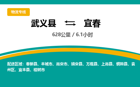 武义到宜春物流公司-武义县到宜春货运专线|强力推荐