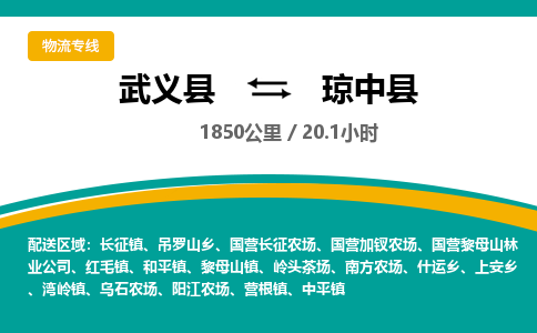 武义到琼中县物流公司-武义县到琼中县货运专线|强力推荐