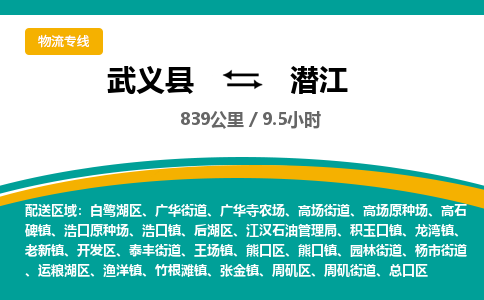 武义到潜江物流公司-武义县到潜江货运专线|强力推荐