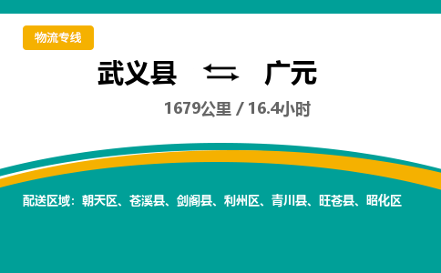 武义到广元物流公司-武义县到广元货运专线|强力推荐