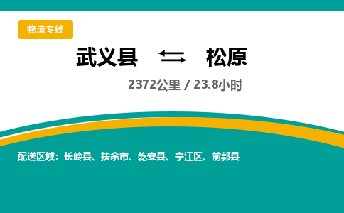 武义到松原物流公司-武义县到松原货运专线|强力推荐